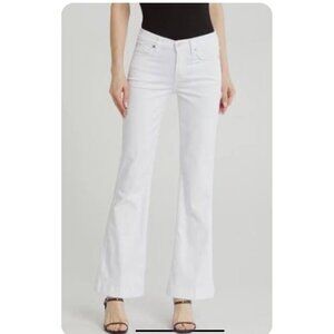 7 For All Mankind womens Jeans  Dojo. NEW white 30w